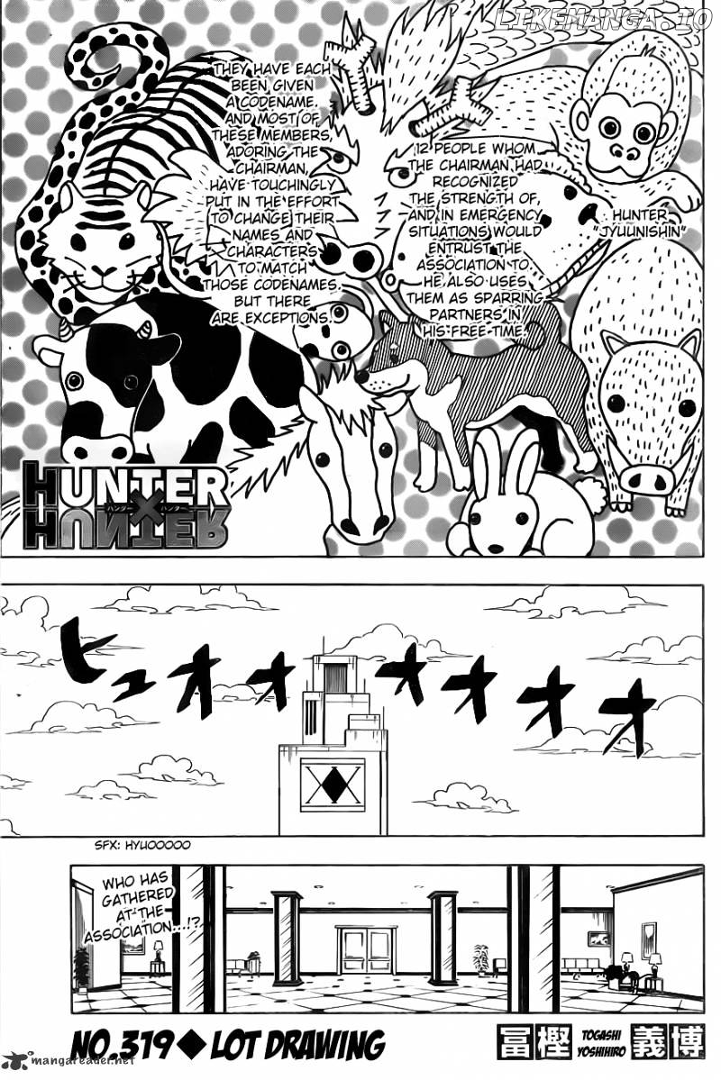 Hunter x Hunter, Chapter 319 image 01
